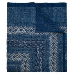 Samara Hand Stitched Quilt - Indigo